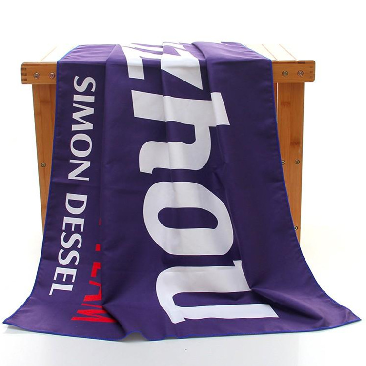 custom microfiber beach towel