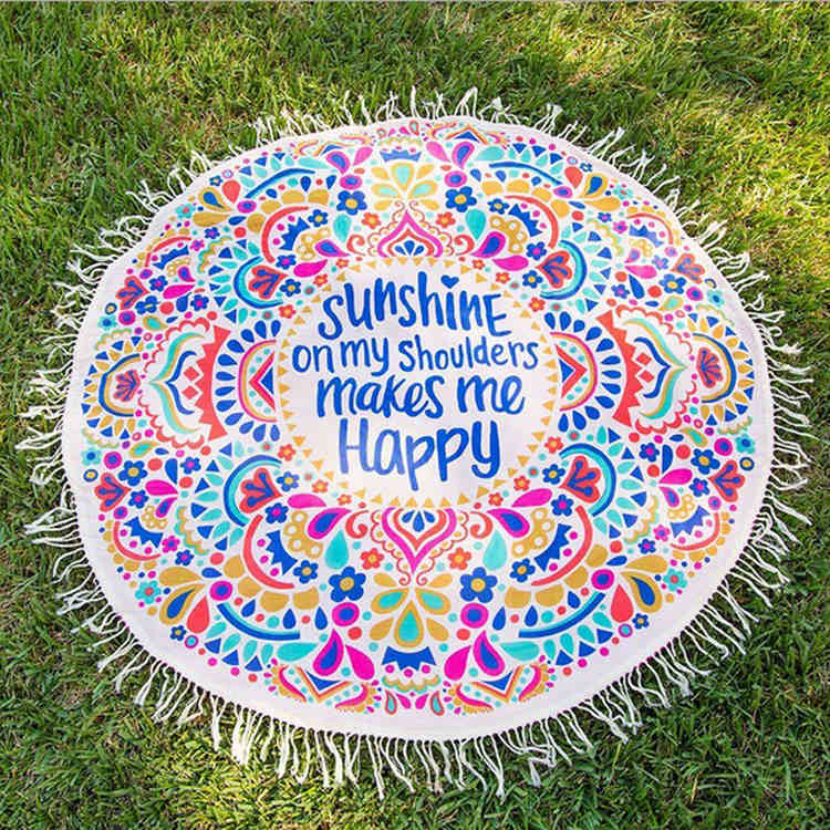 Round Beach Towel